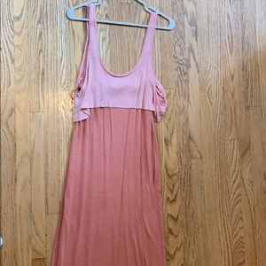 Free people light pink dark pink maxi